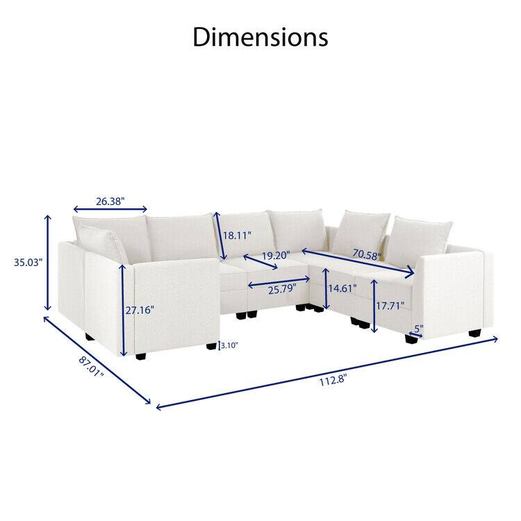 Modern Modular DIY Collection - Sturdy Wooden Frame - Versatile & Stylish Furniture for Living Room Bedroom