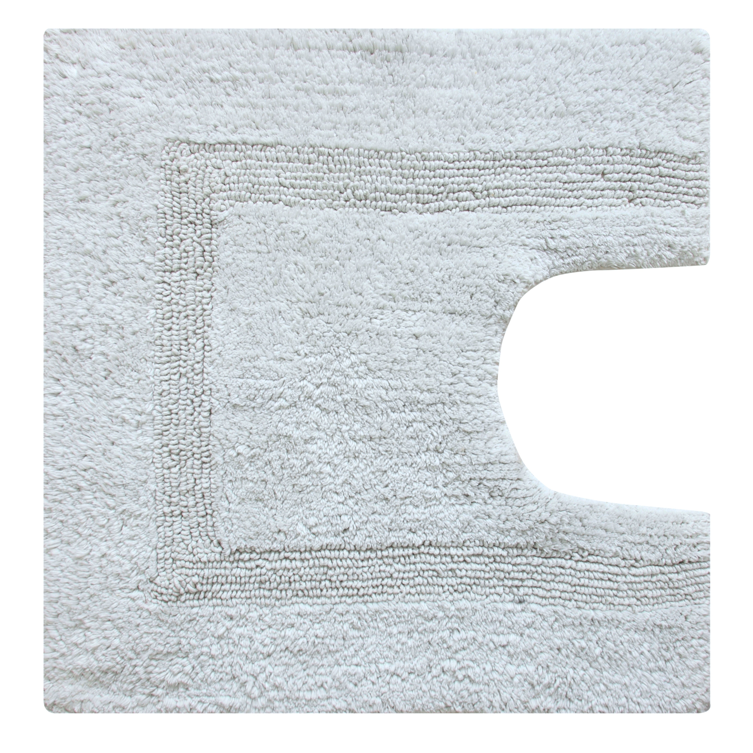 Fabstyles Reversible Cotton Bath Rug Set - Soft Absorbent 2-Piece-image