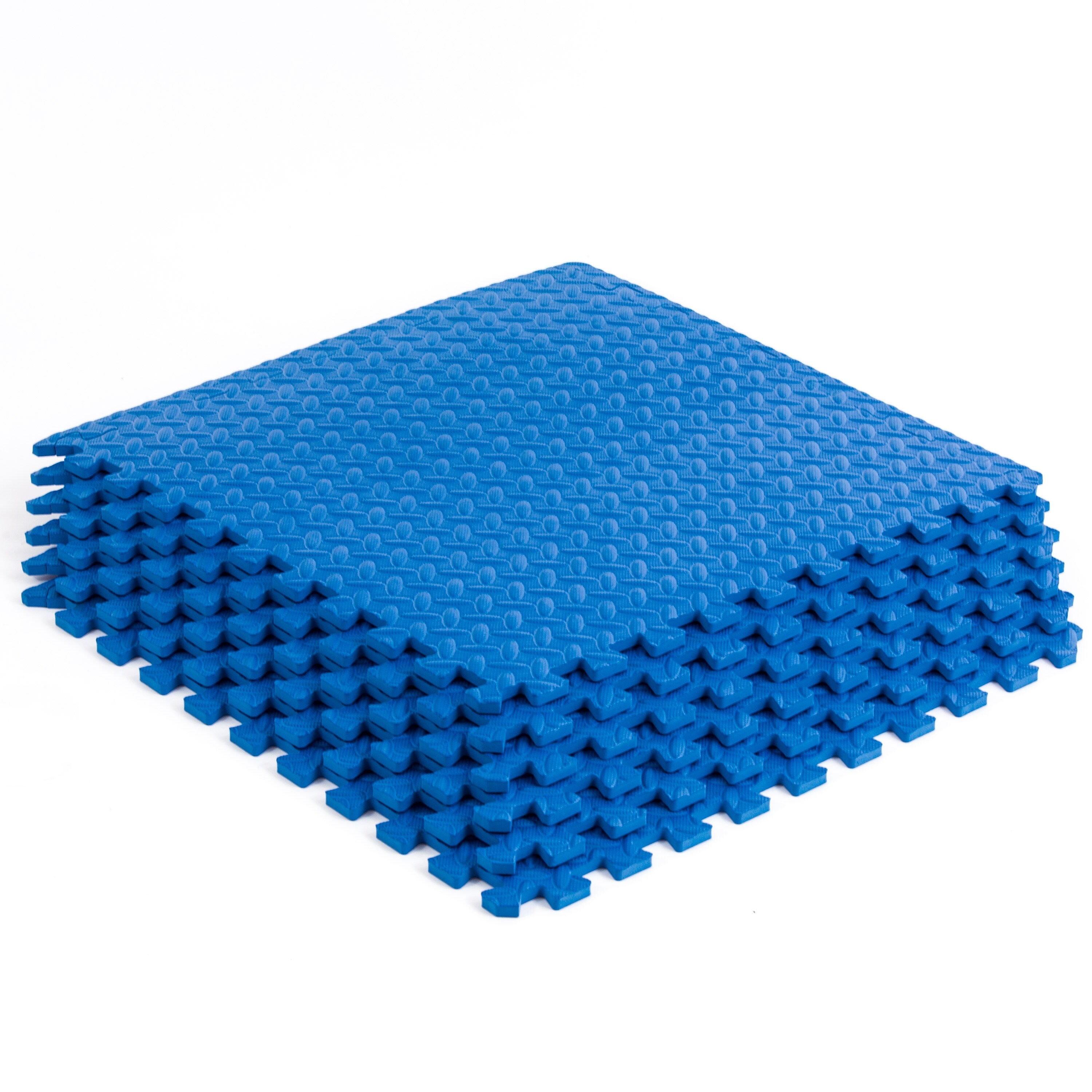 Blue for sale online ProSource Puzzle Exercise Mat EVA Foam Interlocking Tiles 