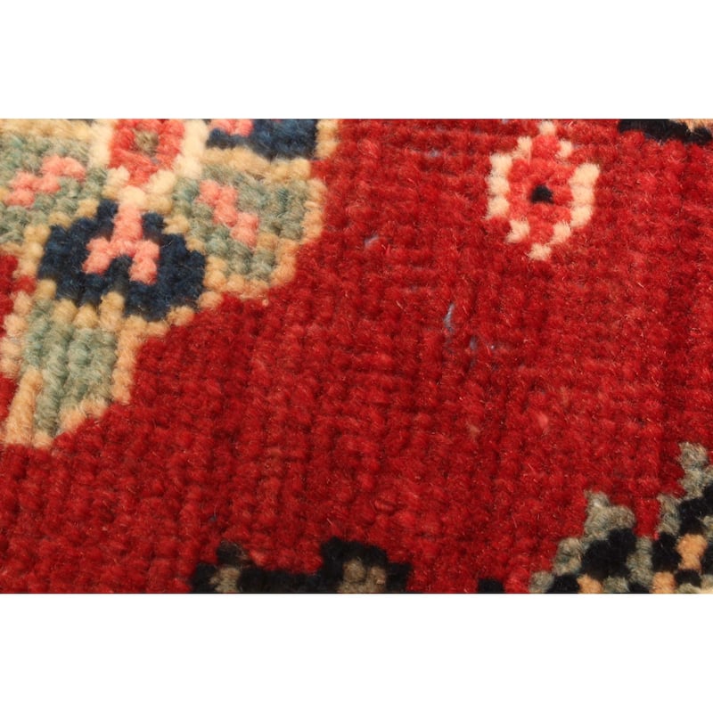 ECARPETGALLERY Hand-knotted Andelz Red Wool Rug - 4'1 x 6'7