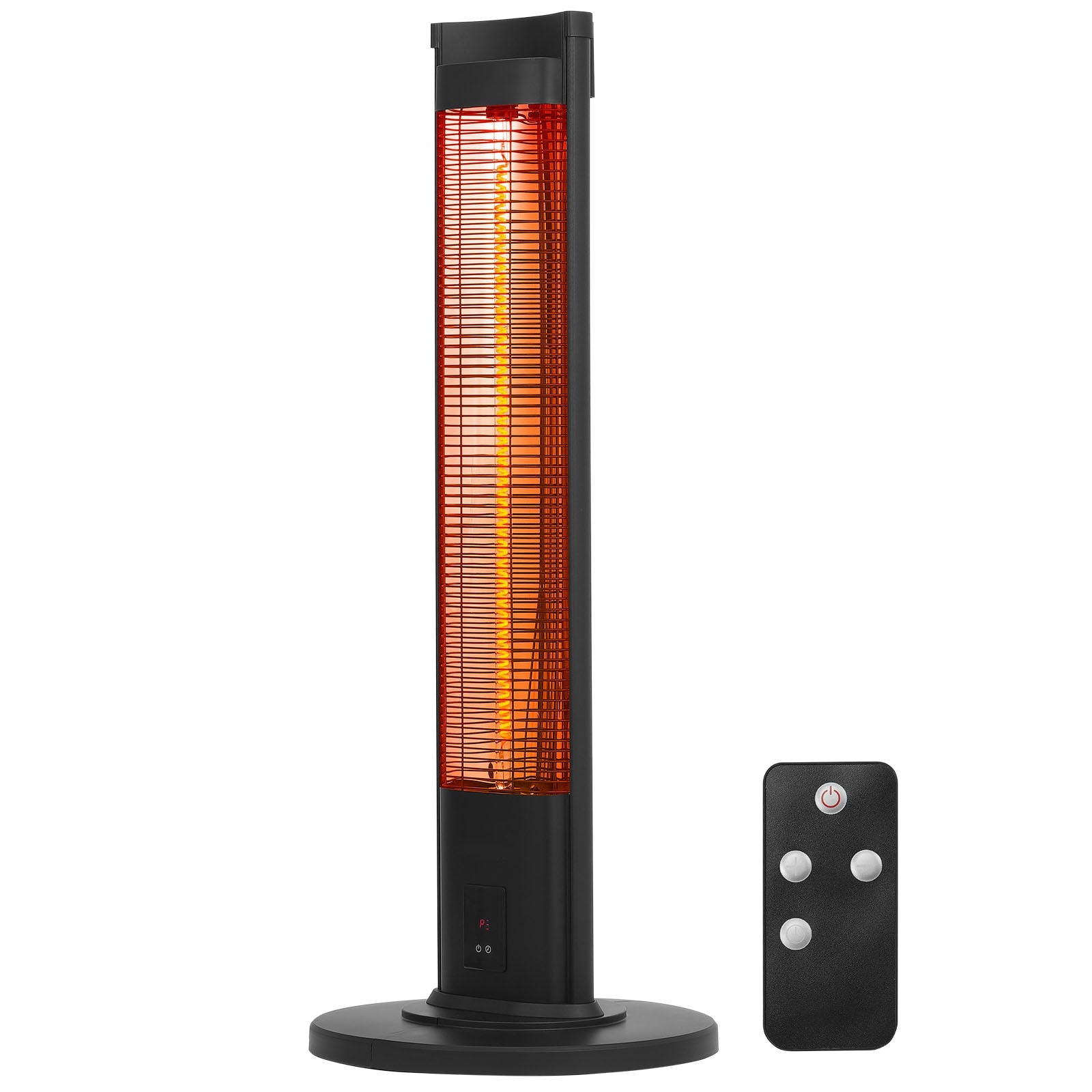 UIMOSO Infrared Heater, 1500W Electric Space Heater with Remote Control, 2 Speeds & Easy Operate