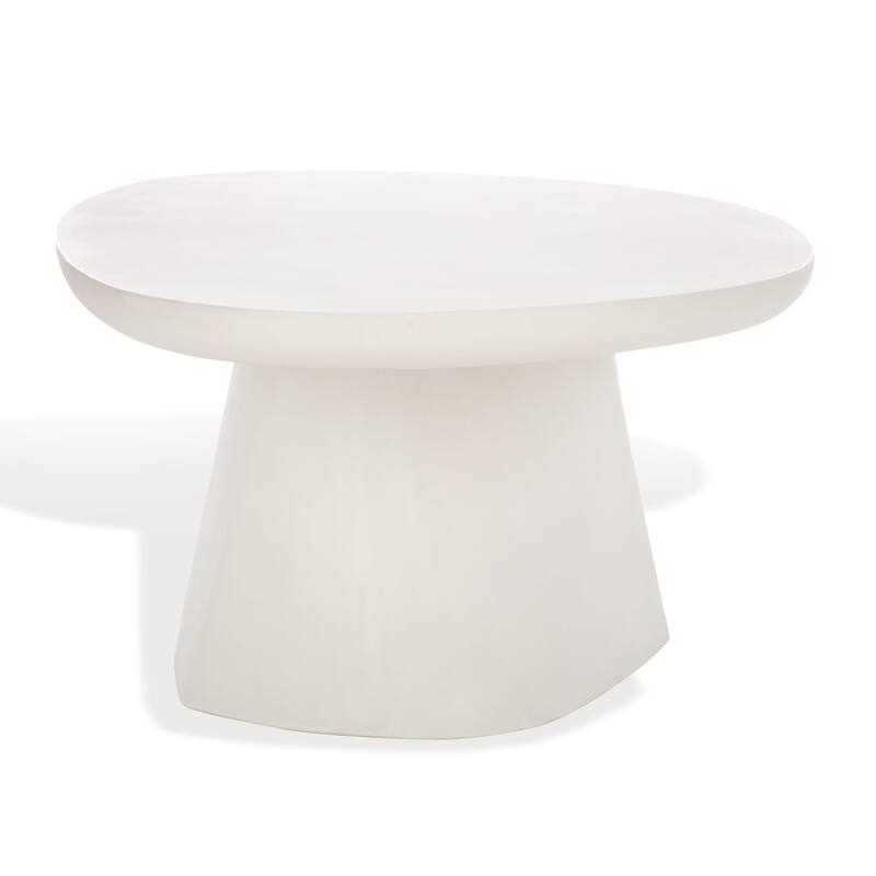 SAFAVIEH Couture Jasbriella Concrete Coffee Table - 51"W x 28"D x 16"H