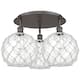 Option Oil Rubbed Bronze / Clear Glass with White Rope