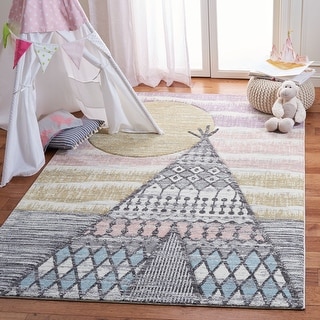 SAFAVIEH Carousel Kids Miko Boho Rug