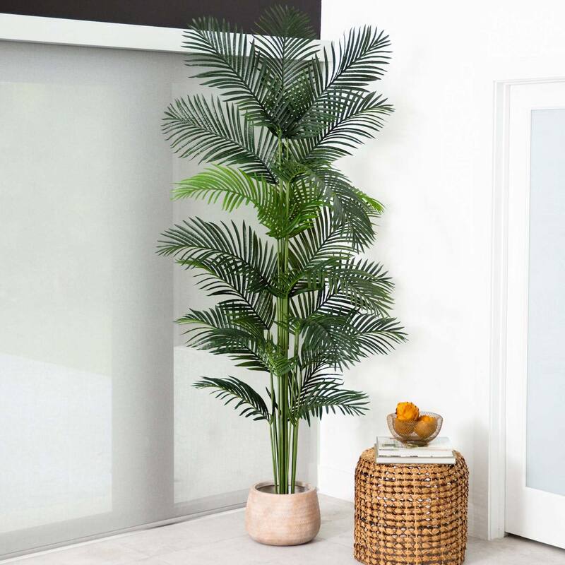 Paradise Palm Artificial Potted Tree - 8' - Green