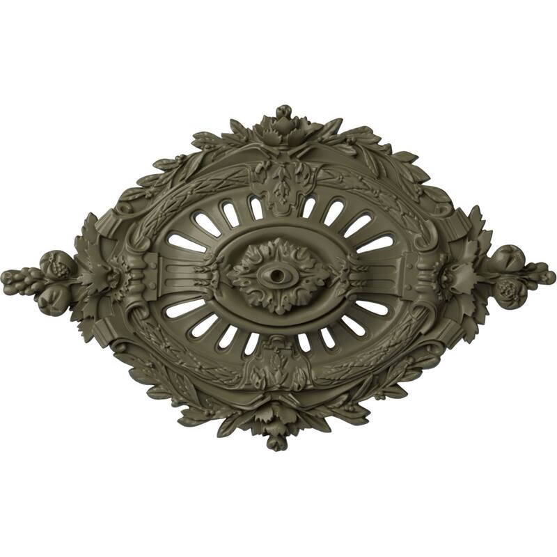 35 7/8"W x 22 1/2"H x 4 3/8"P Antonio Ceiling Medallion