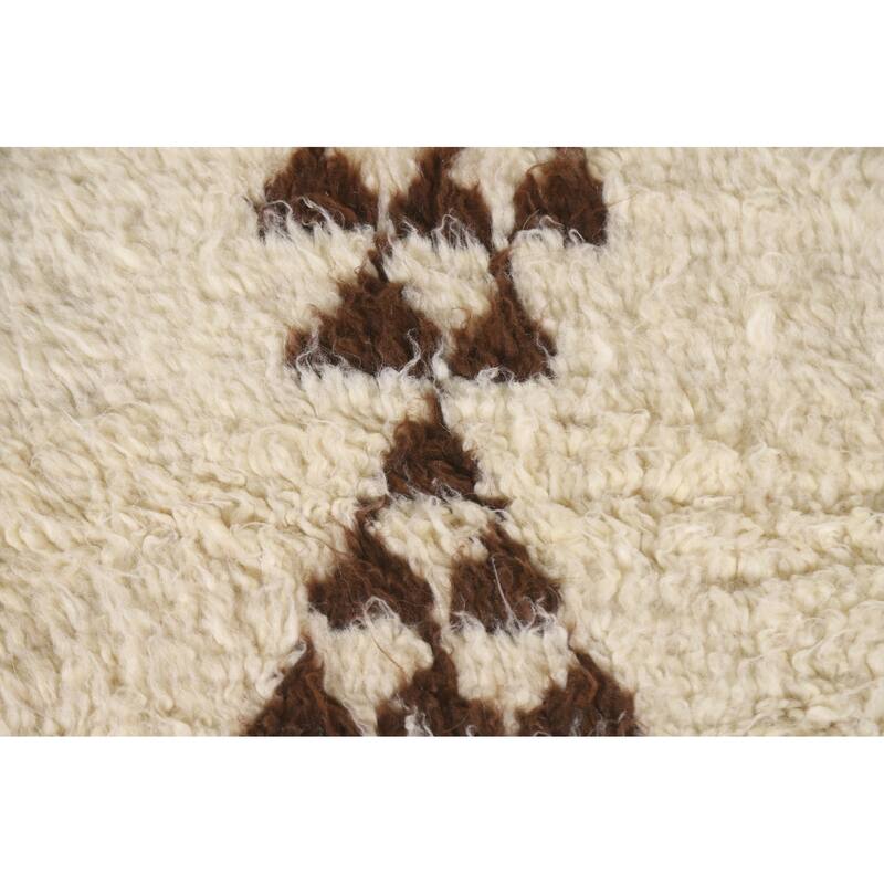 Natural Dye Tribal Anatolian Runner Rug Handmade Turkish Wool Carpet - 2'9"x 11'4"