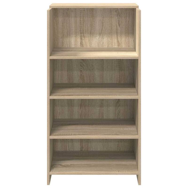 vidaXL Reception Desk Sonoma oak Engineered wood Medium Reception Desk