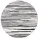 preview thumbnail 15 of 14, SAFAVIEH Melody Tomazina Stripe Rug 6'7" Round - Ivory/Black - Round