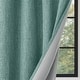 preview thumbnail 23 of 90, Linen Texture 100% Blackout Grommet Curtain Pair(2 panels)
