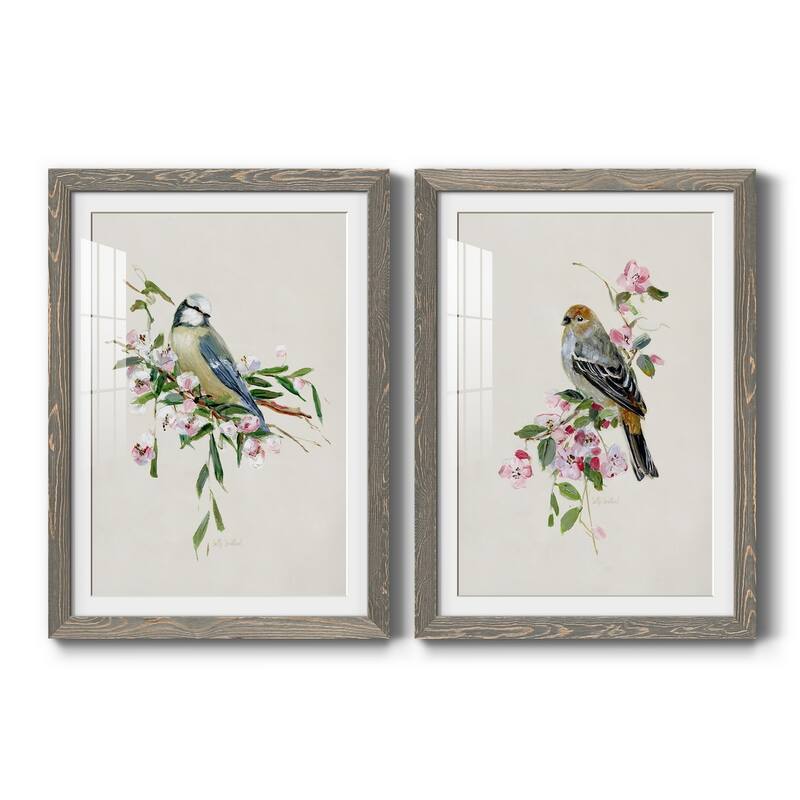 Spring Song Blue Bird-Premium Framed Print - Ready to Hang