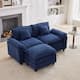 Option Navy/2 Seats with 1 Ottoman