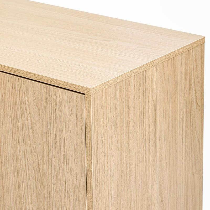 Modern Cabinet with 2 Doors and 3 Drawers