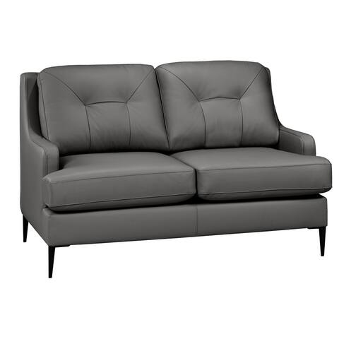 Vecchio Leather Upholstered Loveseat - 36"H x 54"W x 36"D