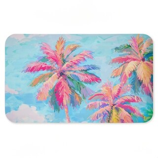 Stupell Tropical Palm Paradise Kitchen Mat, 18x30 - 18" x 30"
