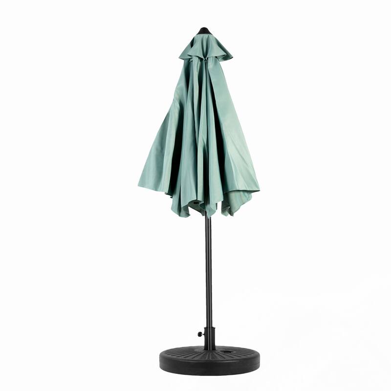9FT Patio Umbrella with Push Button Tilt and Crank(Base Not Included)