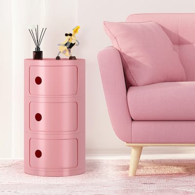 ABS Multifunction Storage Table Stackable Detachable Organizer
