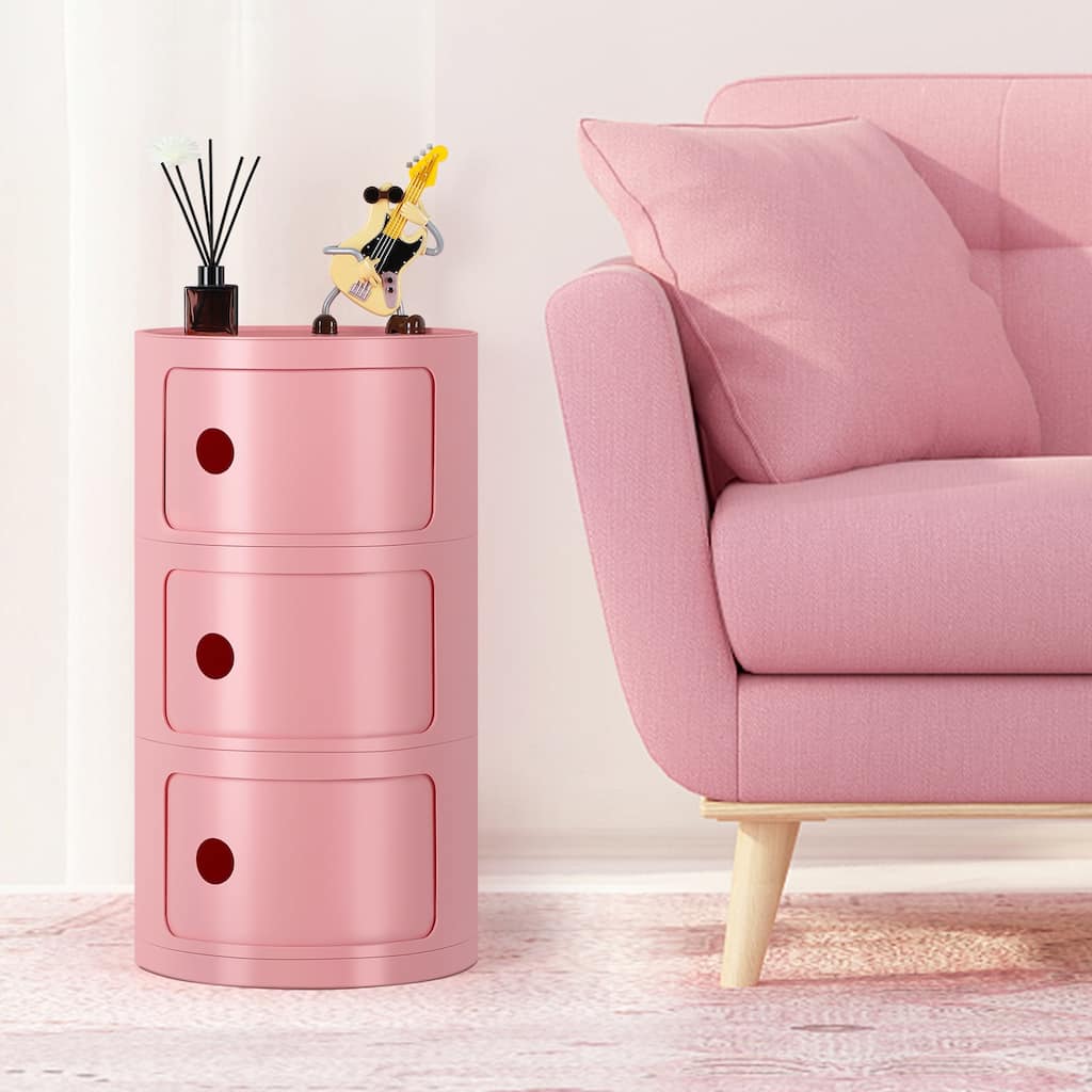 ABS Multifunction Storage Table Stackable Detachable Organizer