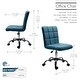 preview thumbnail 5 of 25, Porthos Home Alice Tufted Fabric Office Chair with Metal Base