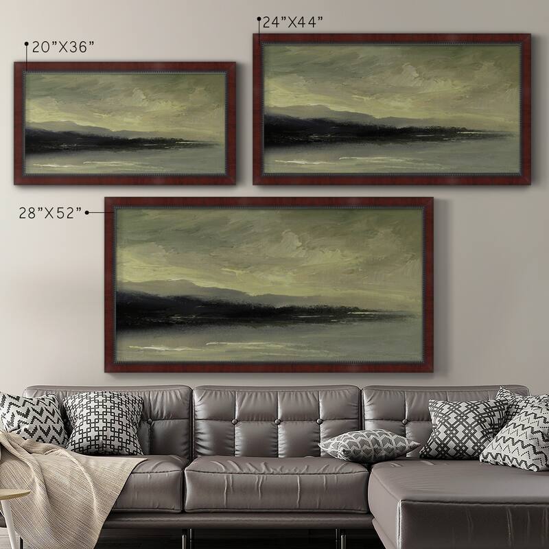 Coastal Dawn Premium Framed Canvas- Ready to Hang