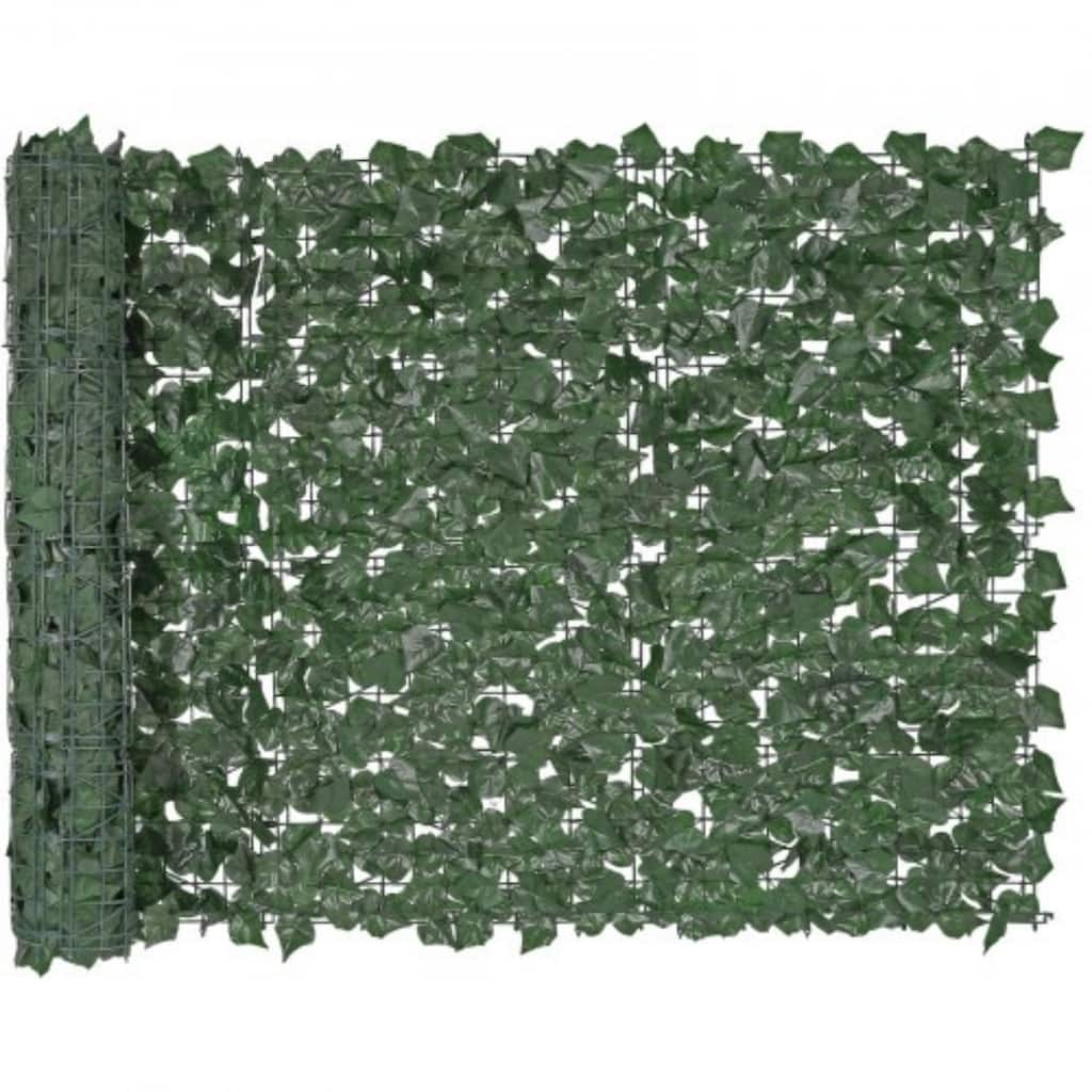 Green Silk Ivy Privacy Fence Wall Screen, 39x98 inches UV-Resistant Decorative Panel - 98” L x 39” H