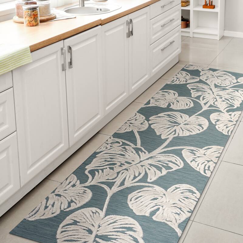 JONATHAN Y Montego Abstract Swirl Area Rug