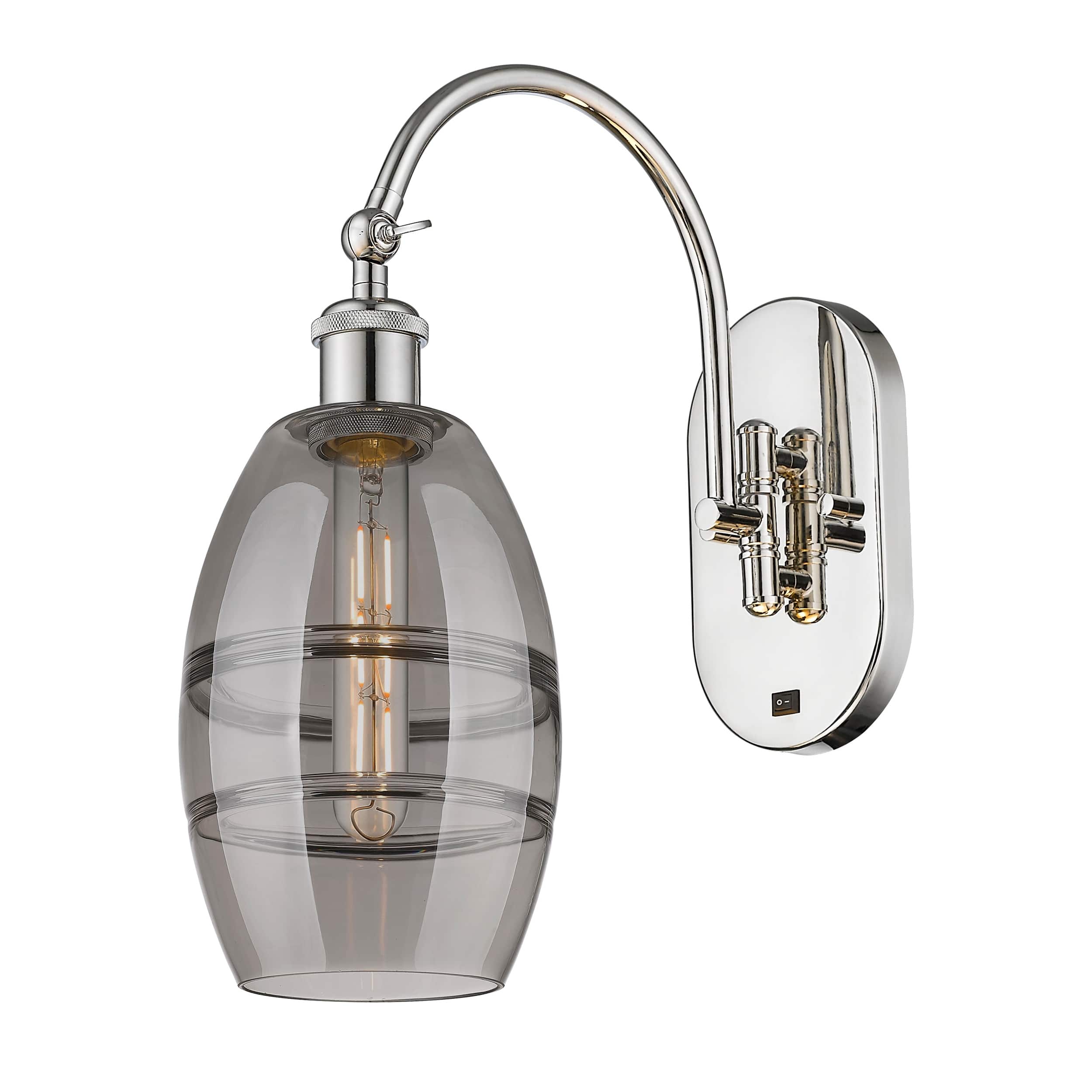 Option Polished Nickel / Light Smoke Shade