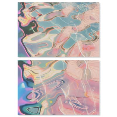 Metallic Drift I Canvas Set of 2 by Art Remedy, Gallery Wrapped