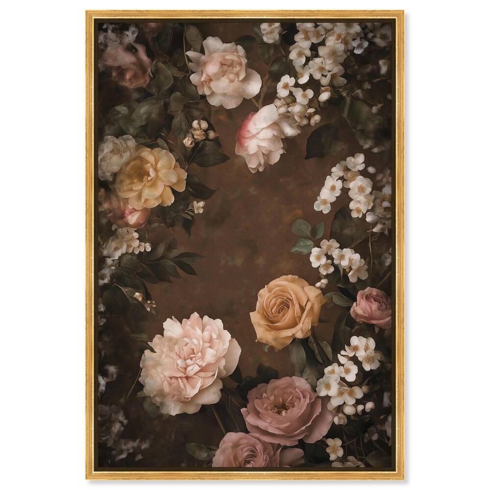 Faded Florals Fable I Canvas by Art Remedy