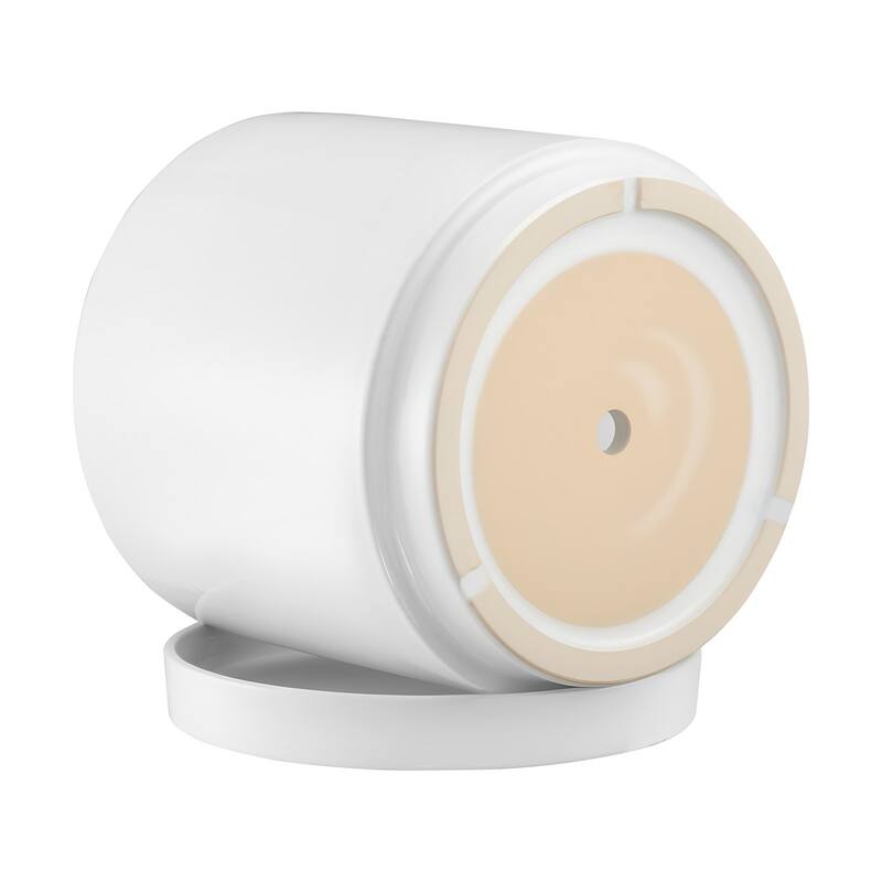 12-Inch Tree Planter Pot with Detachable Saucer and Pads - 11.81 × 11.81 × 11.02 inch