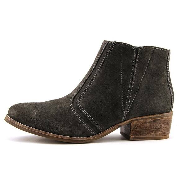 Shop Matisse Fury Women Round Toe Suede Gray Ankle Boot Free Shipping Today Overstock 16420756