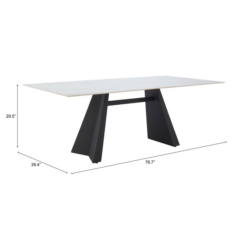 Inky Dining Table White