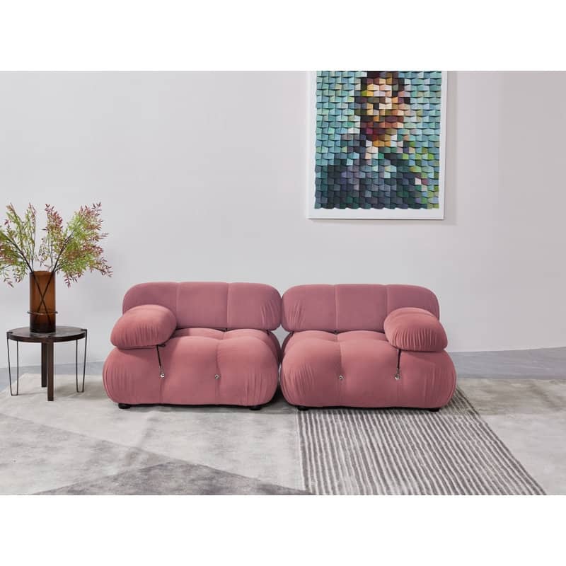 Breeley 76'' Velvet Upholstered Loveseat