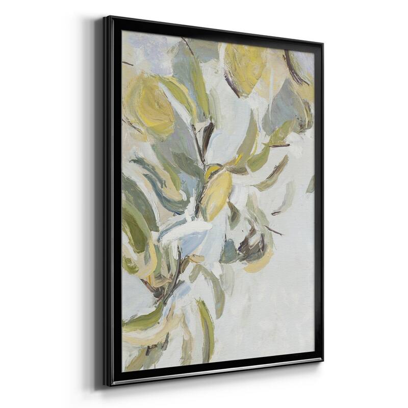 Lemon Pears Premium Framed Canvas - Ready to Hang
