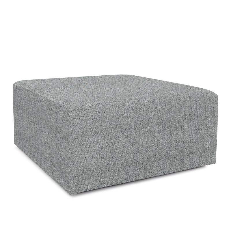 Allan Andrews Universal Square Ottoman with Cover, Panama Collection - Stone