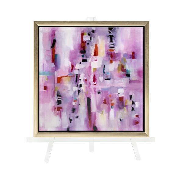Shop Imax Home 60220 14 X 14 Violet Framed Giclee Abstract