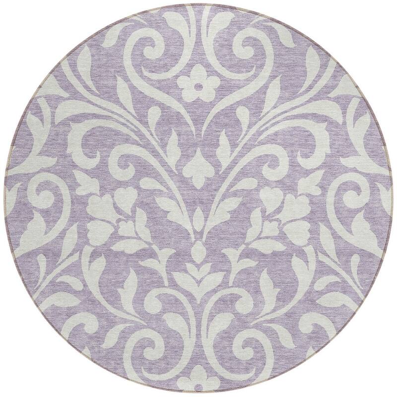 HomeRoots Floral Transitional Rectangle Outdoor Rug