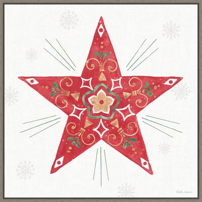 Christmas Charm XI by Beth Grove Framed Canvas Wall Art Print