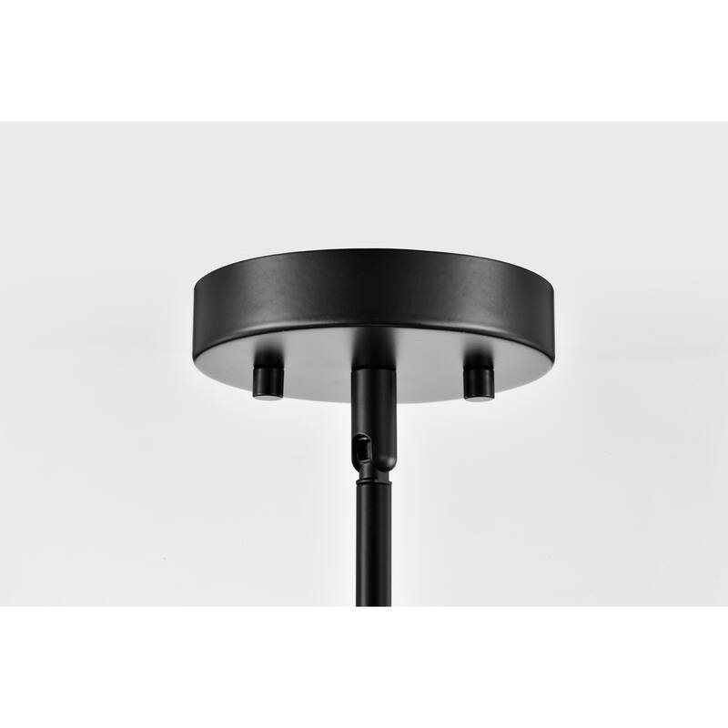 Clear Dimpled Cylindrical Glass Pendant Ceiling Light - 12in