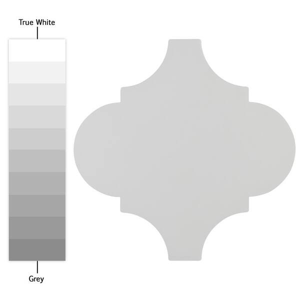 Merola Tile Provenzale Lantern White 8" x 8" Porcelain Floor and Wall Tile