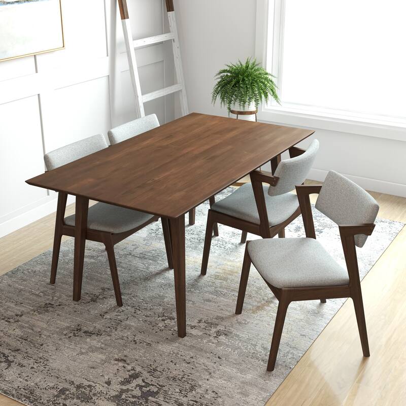 Adison Mid Century Modern Dining Table - Walnut