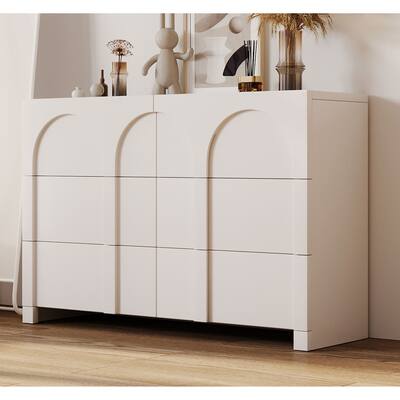 Modern 6-Drawer Dresser with Ample Storage Spaces