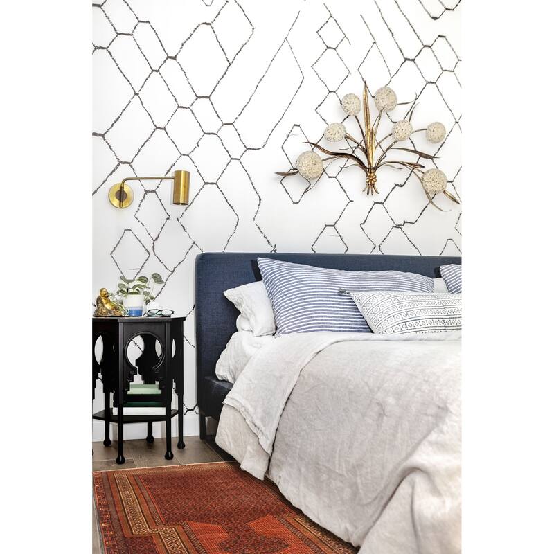 ECARPETGALLERY Hand-knotted Teimani Dark Brown Wool Rug - 3'1 x 4'2