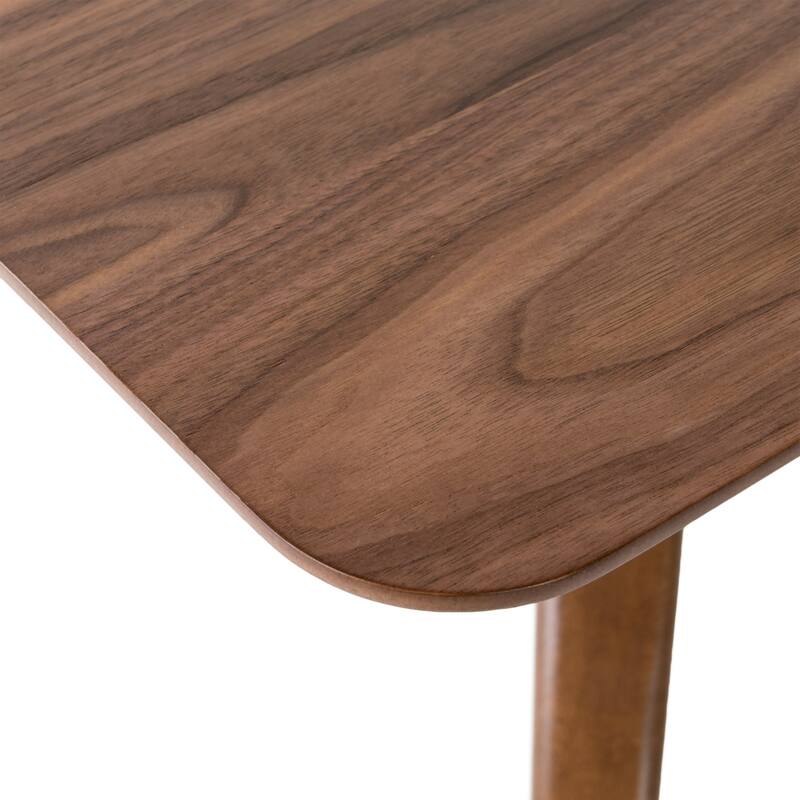 Carson Carrington Lund Mid-Century 5-piece Large Wood Rectangular Dining Set with Curved Legs by Christopher Knight Home