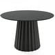 preview thumbnail 6 of 41, Solid Wood Round Dining Table for 4-8 People Nordic style