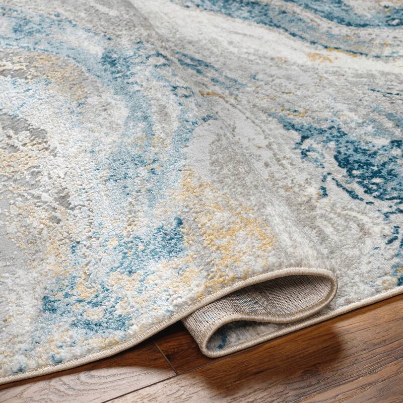 Livabliss San Fran Abstract Swirl Area Rug