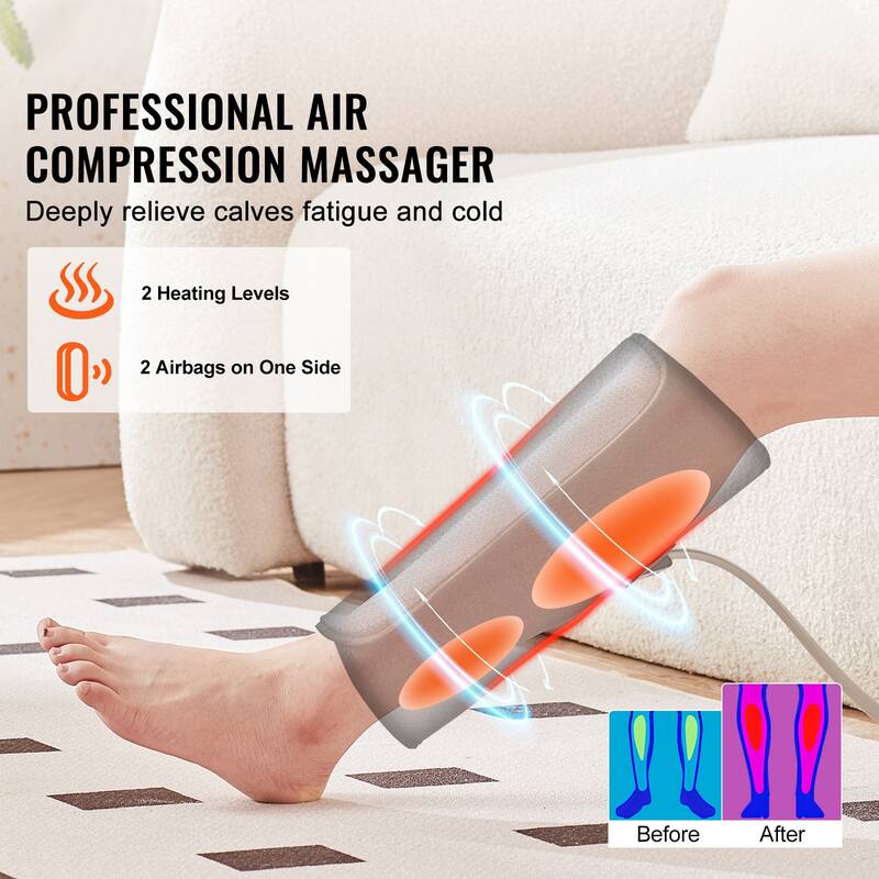Air Compression Leg Massager (LY-670A) - air compression massager 3 Modes + 3 Intensities