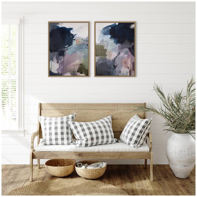 Kate and Laurel Under the Sky No. 1 & No. 2 2 Piece Framed Canvas Wall Art Set by Amy Lighthall