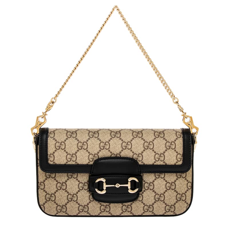 Gucci Horsebit 1955 Soft Small Shoulder Bag - Beige