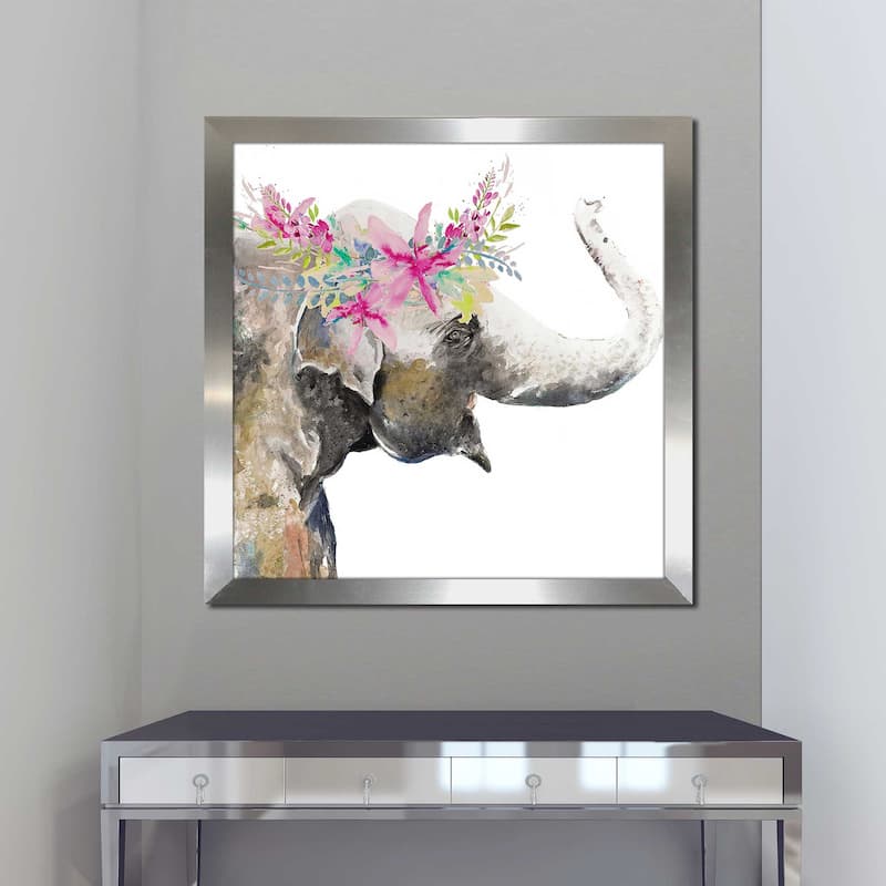 "Crowned Elephant" Print on Acrylic.